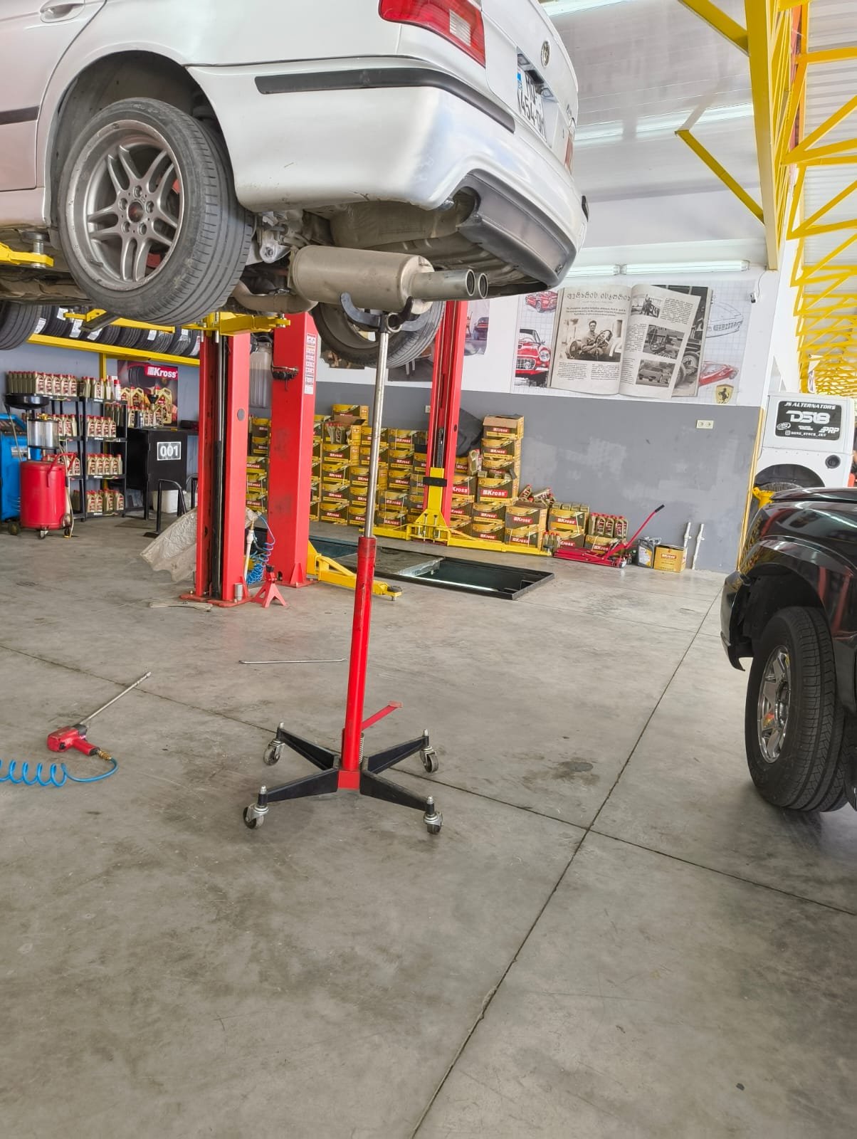 Transmission support jack