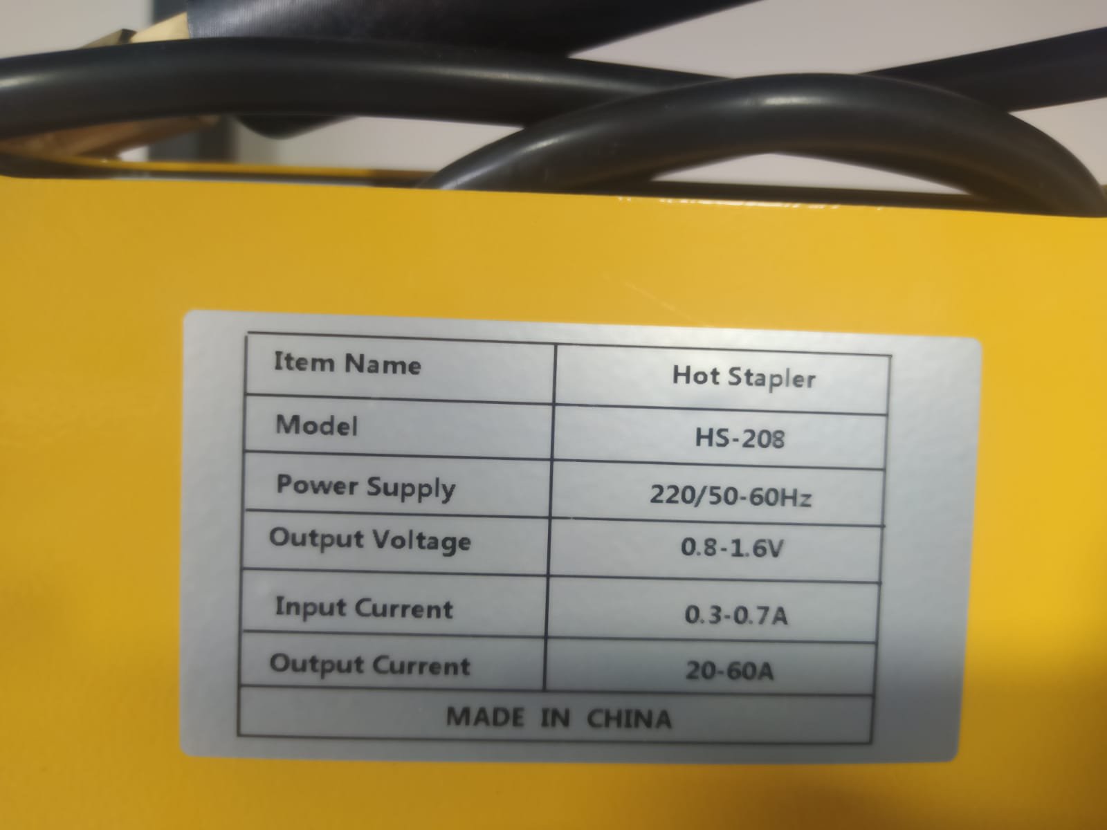hot stapler